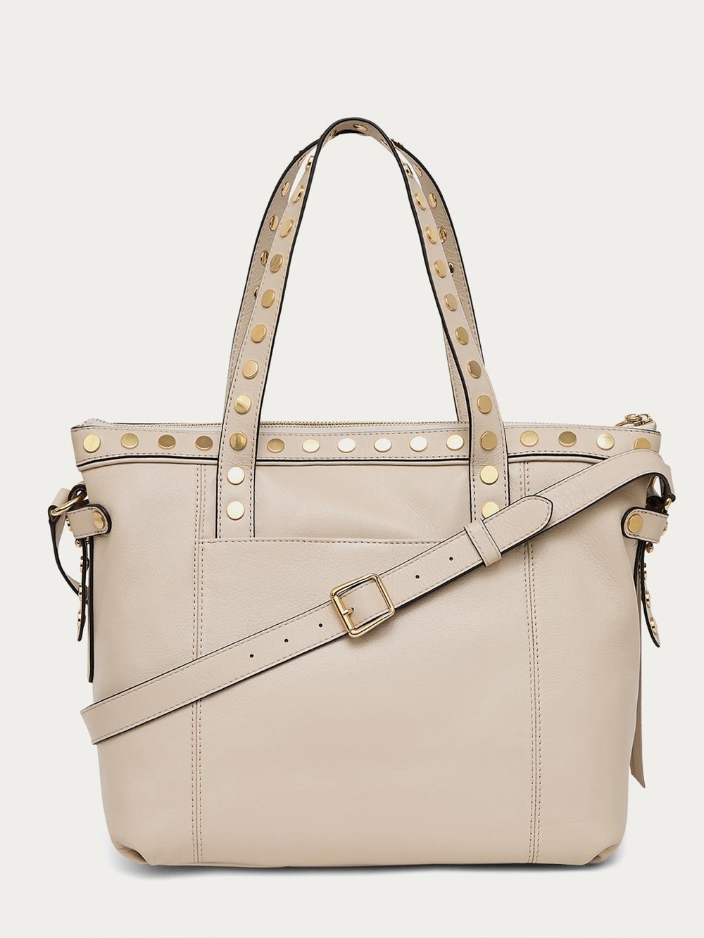 Aimee Jagger tote Leather Stud-Trim Tote Bag - Picture 8 of 11